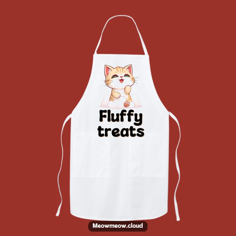 Funny Mischievous Cat Apron: Cook Up Fun with This Playful Feline Design