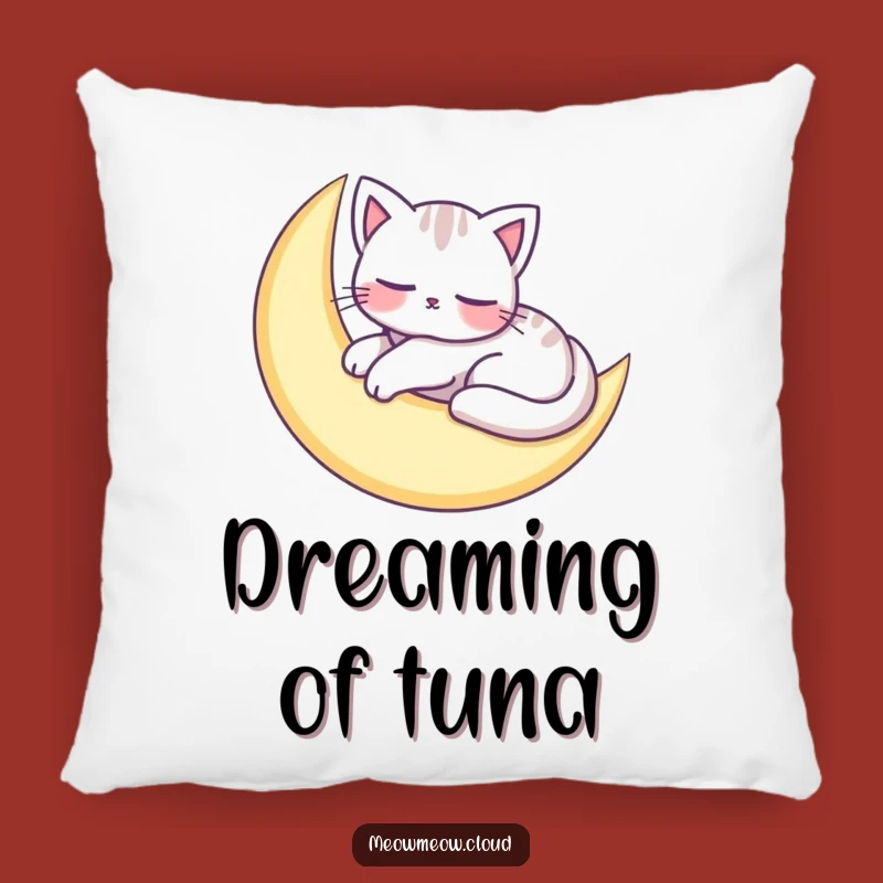 Funny Cat Moon Nap Pillow: Cozy Comfort for Dreamy Slumbers