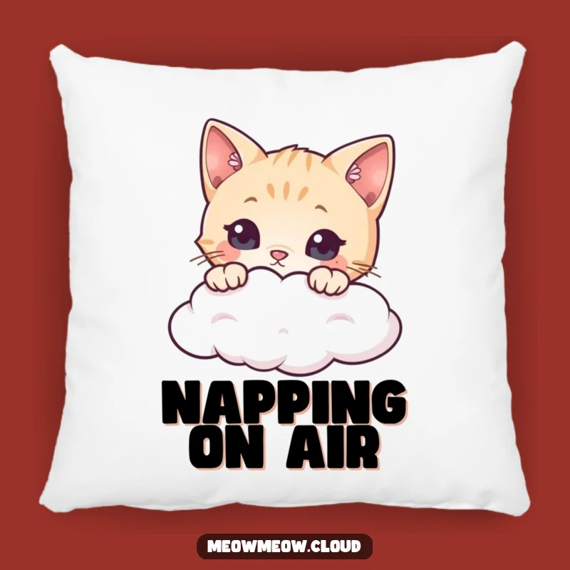 Funny Curious Cat Cloud Pillow: Cozy Whimsy, Perfect Funny Gift!
