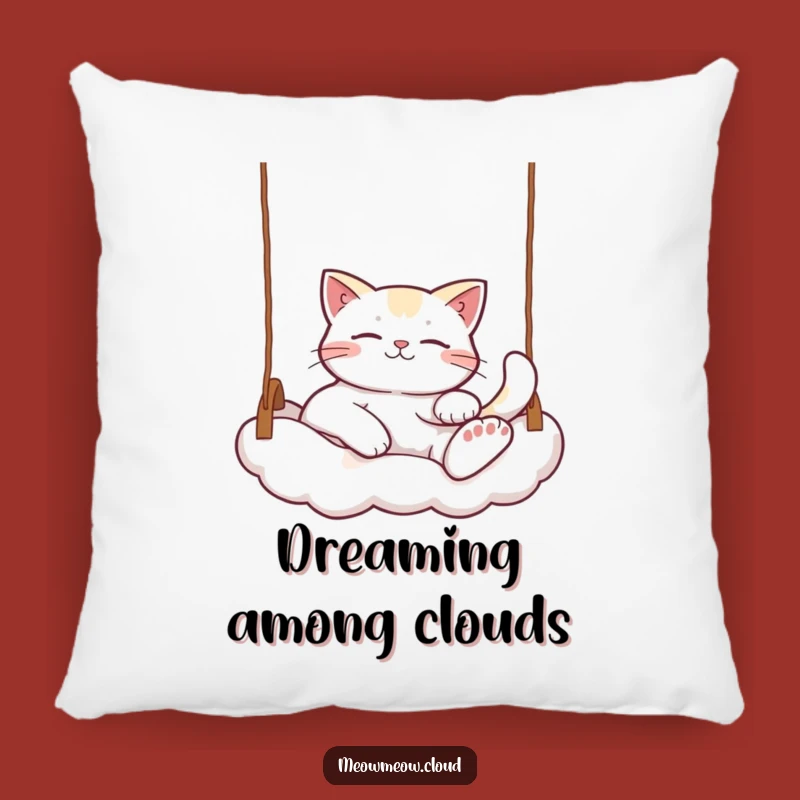 Funny Relaxed Cat Pillow: Cozy Up With This Cloud Lounger, A Comfy Funny Gift!