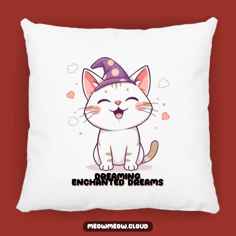 Funny Wizard Cat Pillow: Magical Comfort and Joyful Dreams All Night