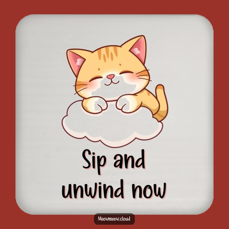 Funny Cat Stretch Cloud Coaster Set - Protect Surfaces with Blissful Style