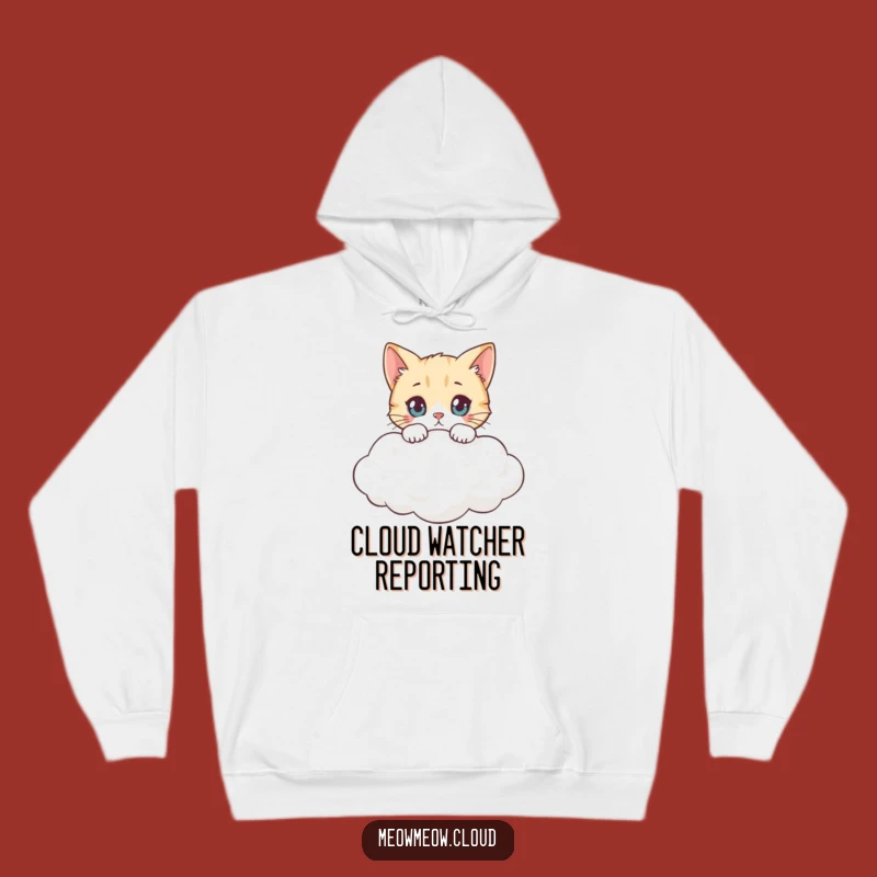 Cozy Funny Cat Cloud Hoodie: Dreamy Comfort and Whimsy!