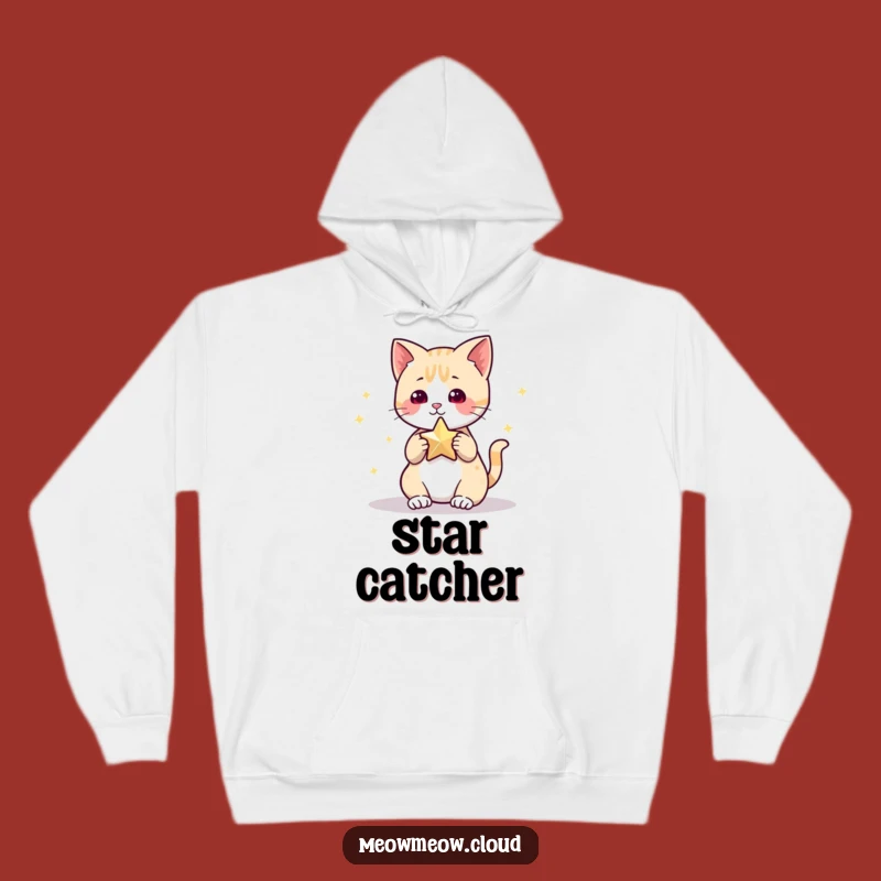 Funny Cat Star Hoodie: Cozy Feline Fun, Ultimate Gift for Star-Gazing Cat Lovers
