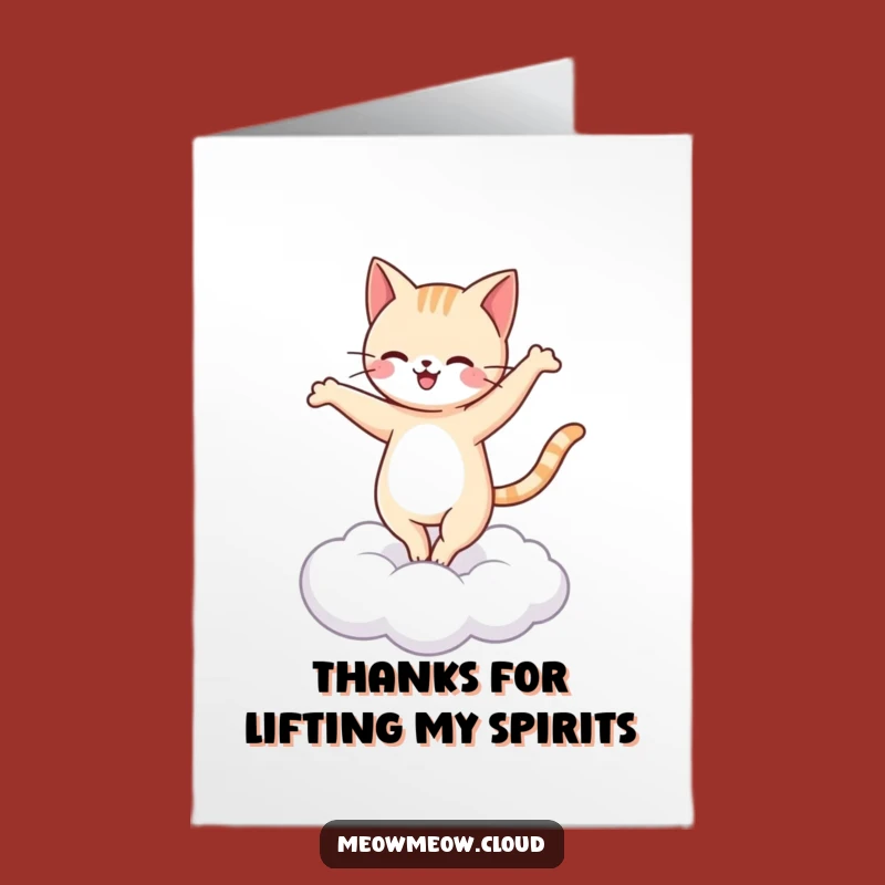 Free Printable Thank You Card: Ballet Cat Gratitude, Downloadable & Elegant Gift