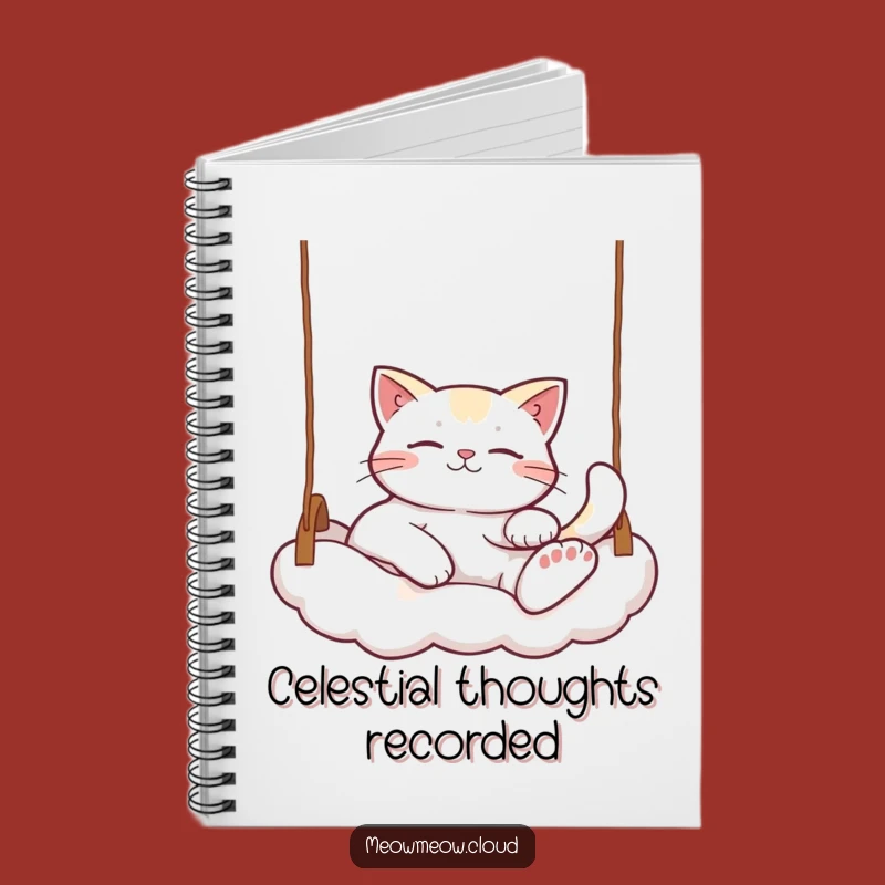 Funny Relaxed Cat Notebook: Jot Down Dreams With This Cloud Lounger, Perfect Funny Gift!