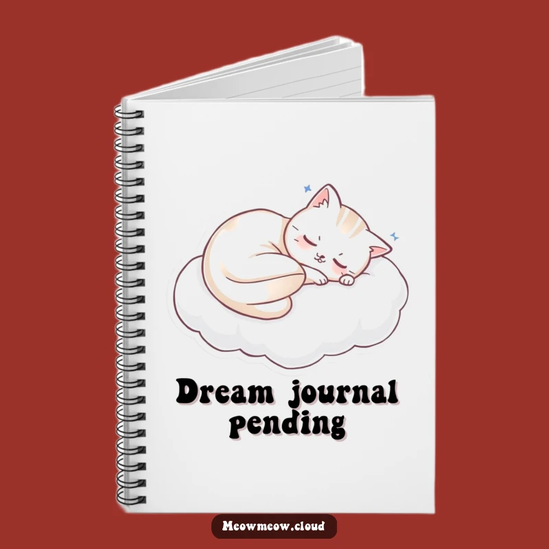Funny Sleeping Cat Notebook: Dream Up Your Best Ideas!