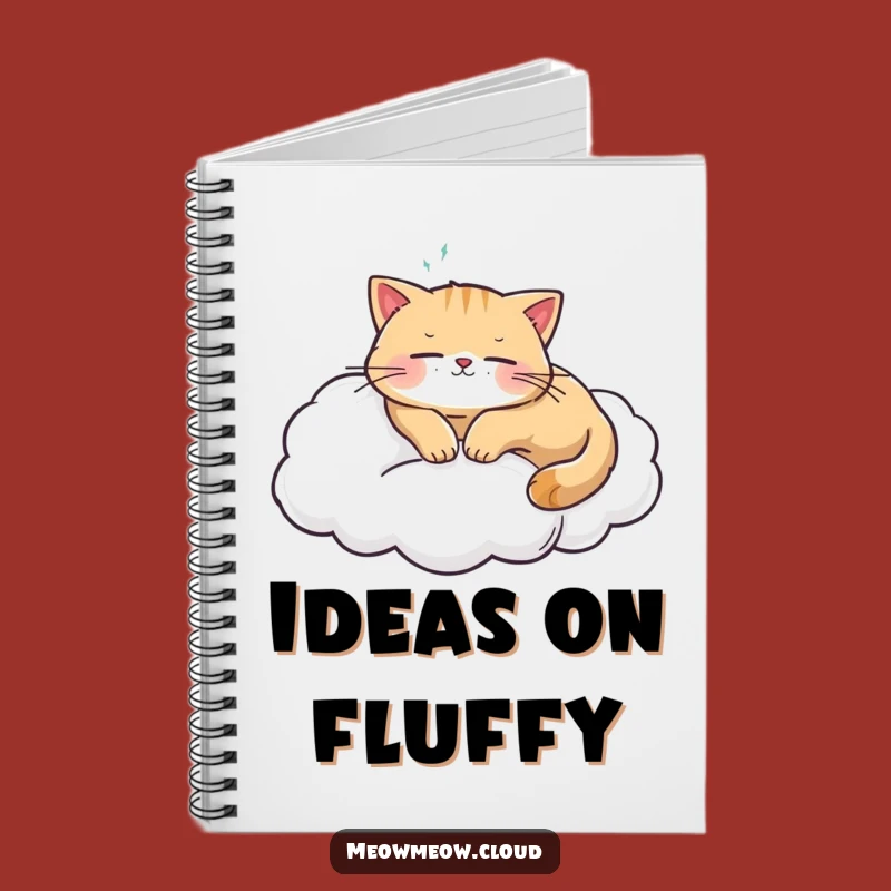 Funny Cat Cloud Notebook: Jot Down Your Dreams in This Cozy Journal