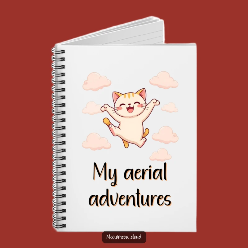 Funny Cat Leap Notebook: Leap into Your Ideas!