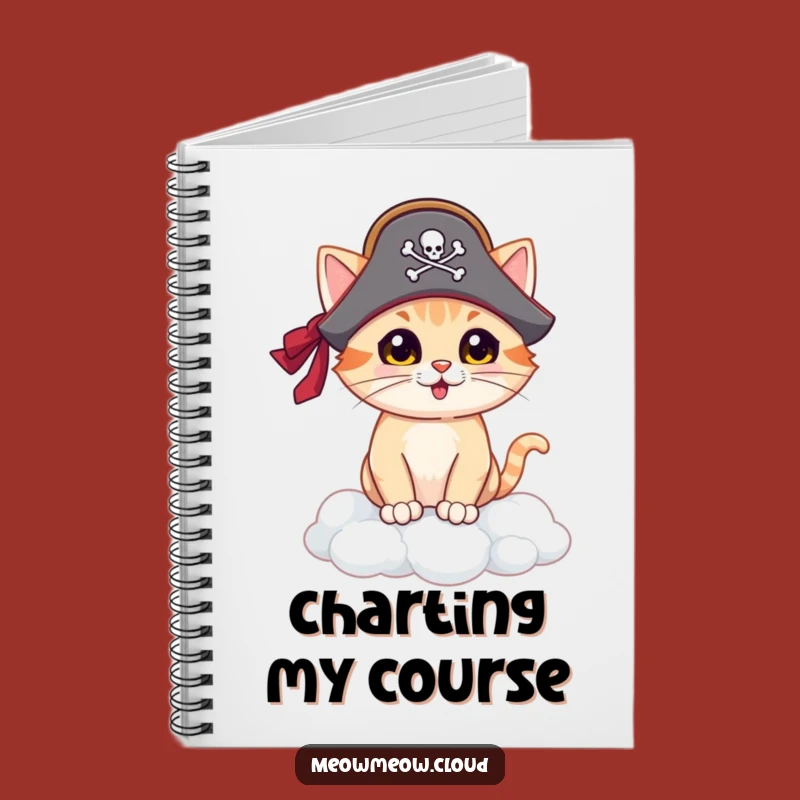 Funny Pirate Cat Notebook: Jot Down Your Adventures with Feline Flair