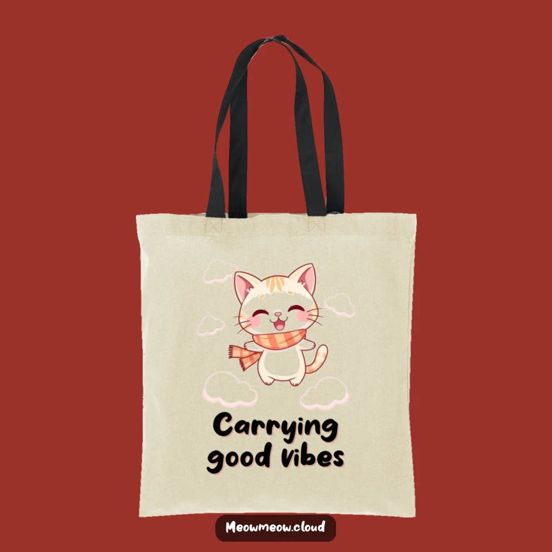 Funny Jumping Cat Tote Bag: Carry Your Fun, Perfect Funny Gift!
